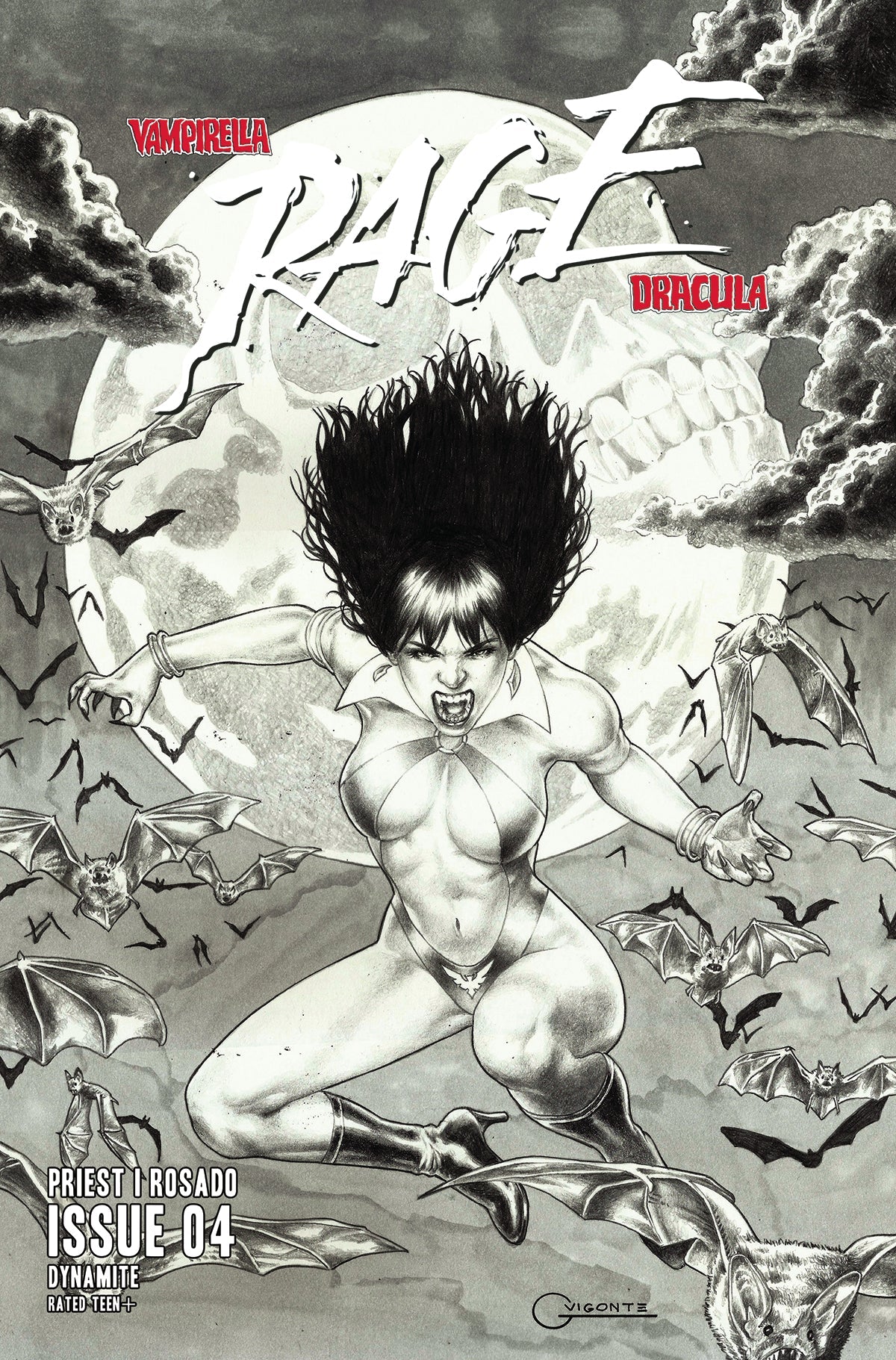 Vampirella Dracula Rage #4 G 1:10 Geebo Vigonte Line A Variant (12/13/2023) Dynamite