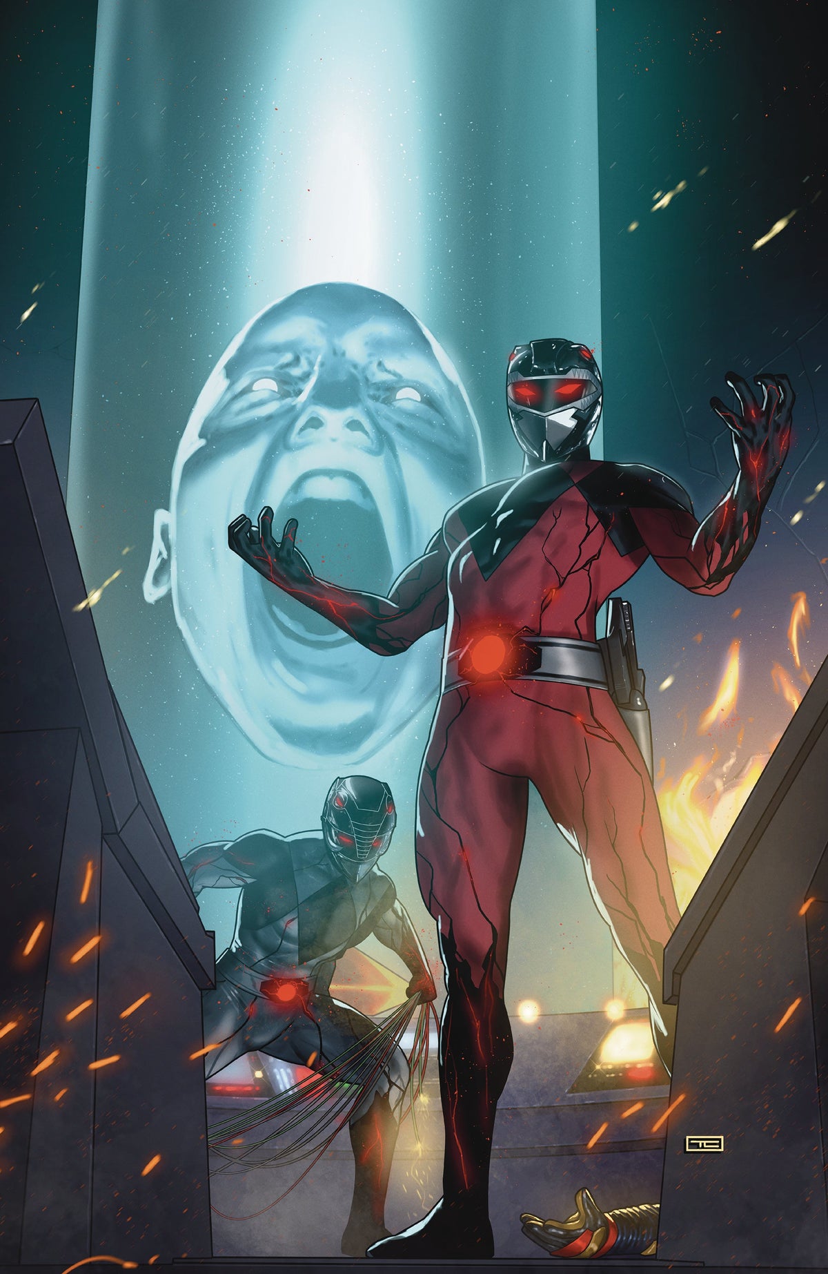Mighty Morphin Power Rangers #115 E 1:25 Taurin Clarke Variant (12/27/2023) Boom