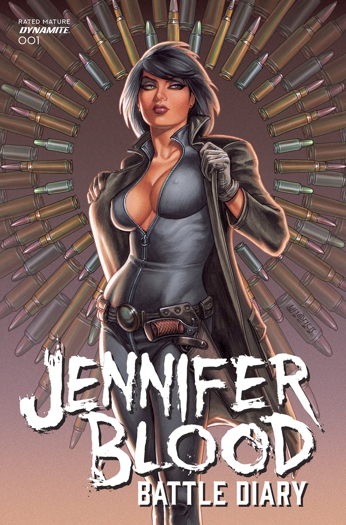 Jennifer Blood Battle Diary #1 A Jospeh Michael Linsner (11/29/2023) Dynamite