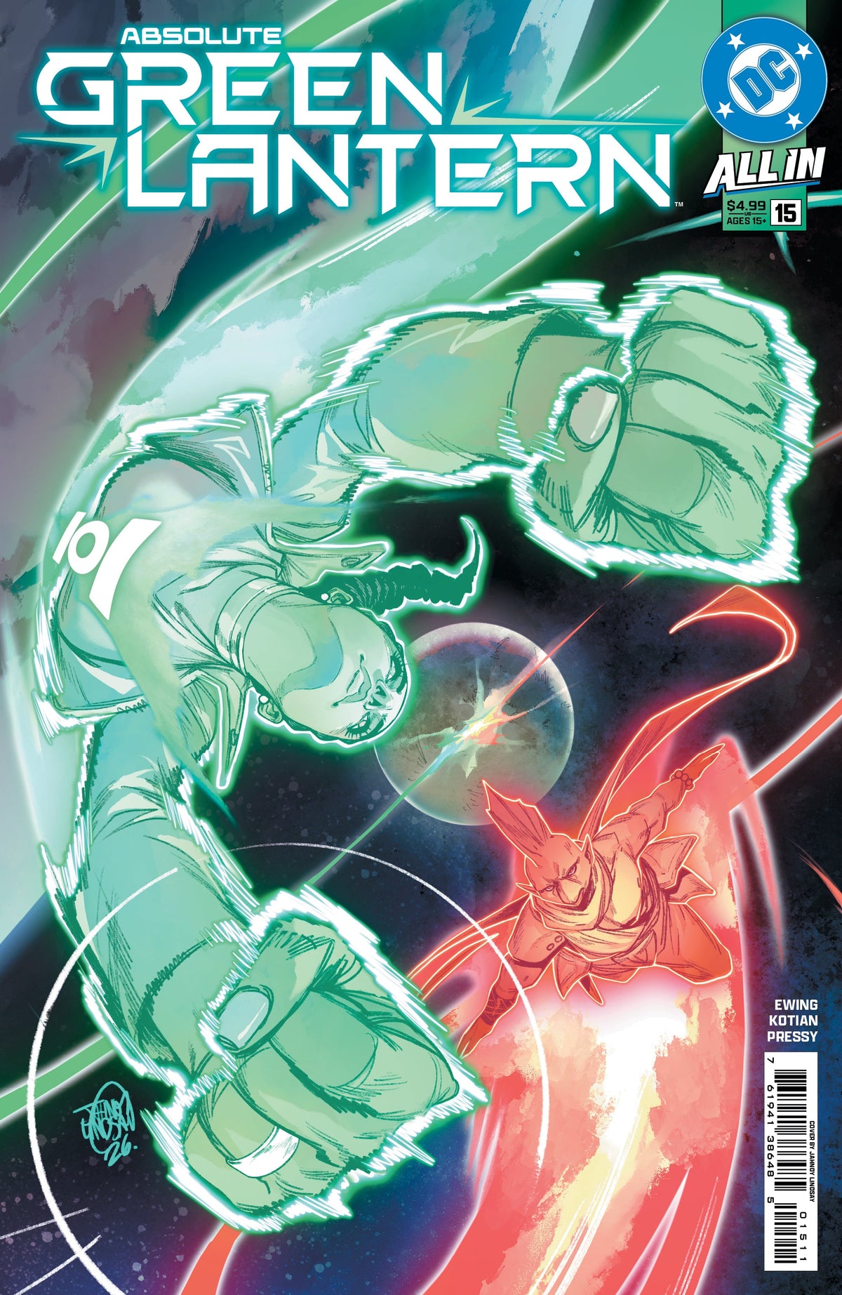 Absolute Green Lantern #15 A Jahnoy Lindsay (06/03/2026) Dc