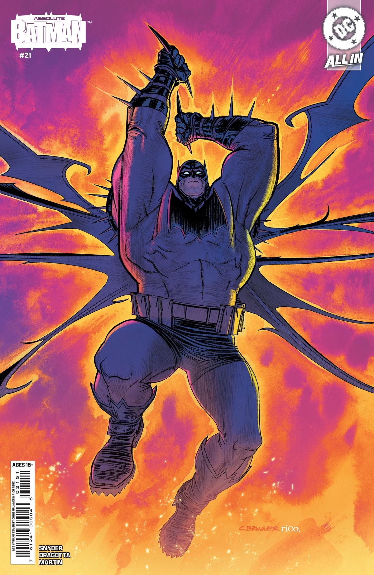 Absolute Batman #21 E 1:25 Chris Brunner Variant (06/17/2026) Dc