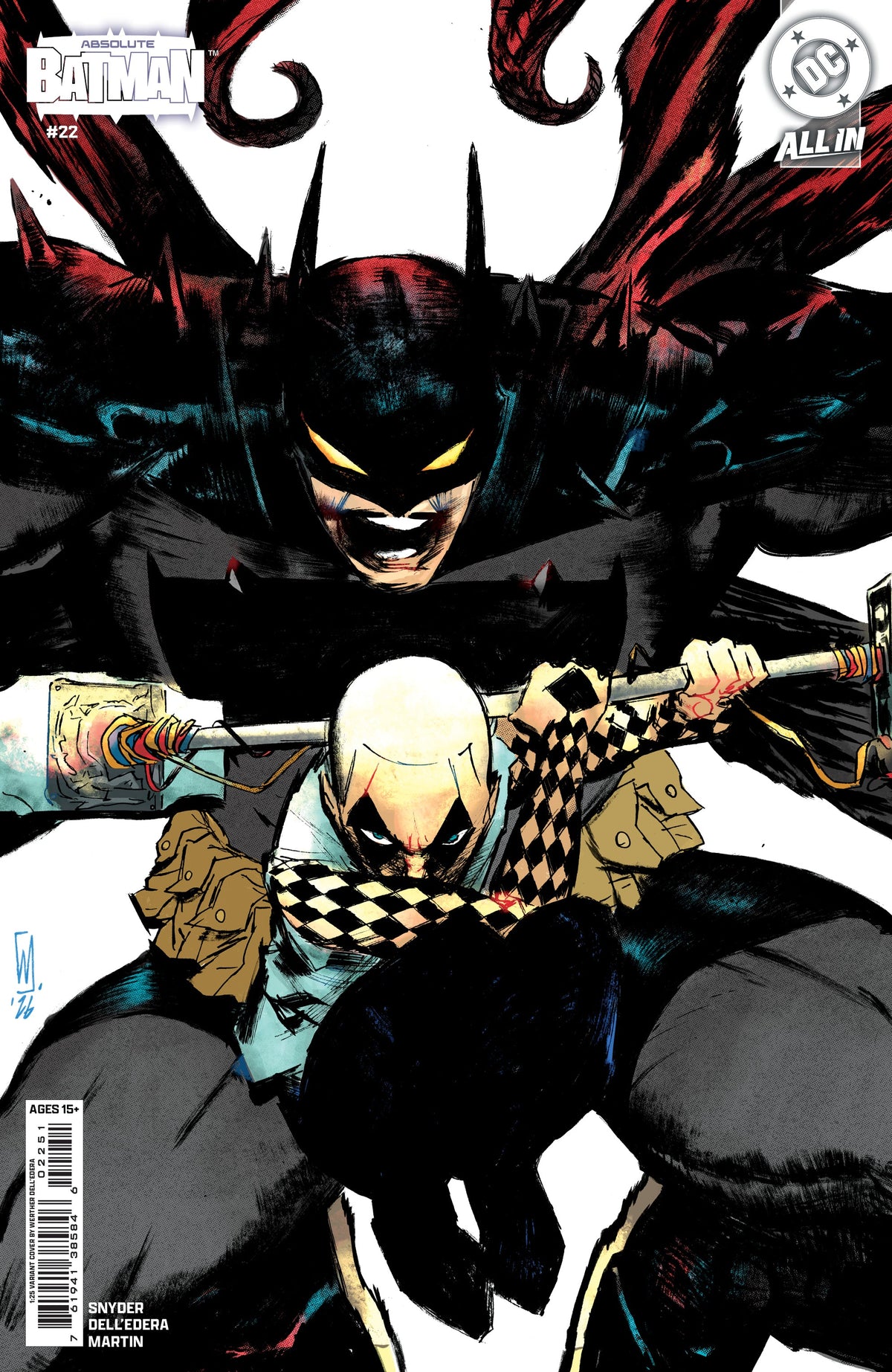 Absolute Batman #22 E 1:25 Werther Dell Edera Variant (07/08/2026) Dc