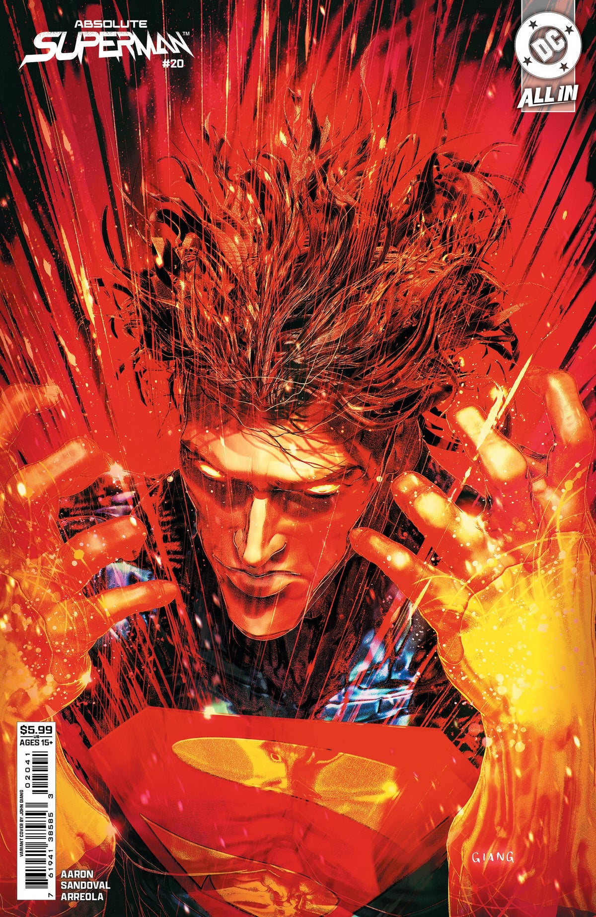 Absolute Superman #20 D John Giang Variant (06/24/2026) Dc