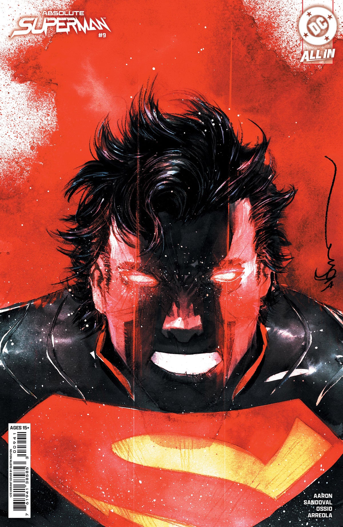Absolute Superman #9 D 1:25 Dustin Nguyen Variant (07/02/2025) Dc