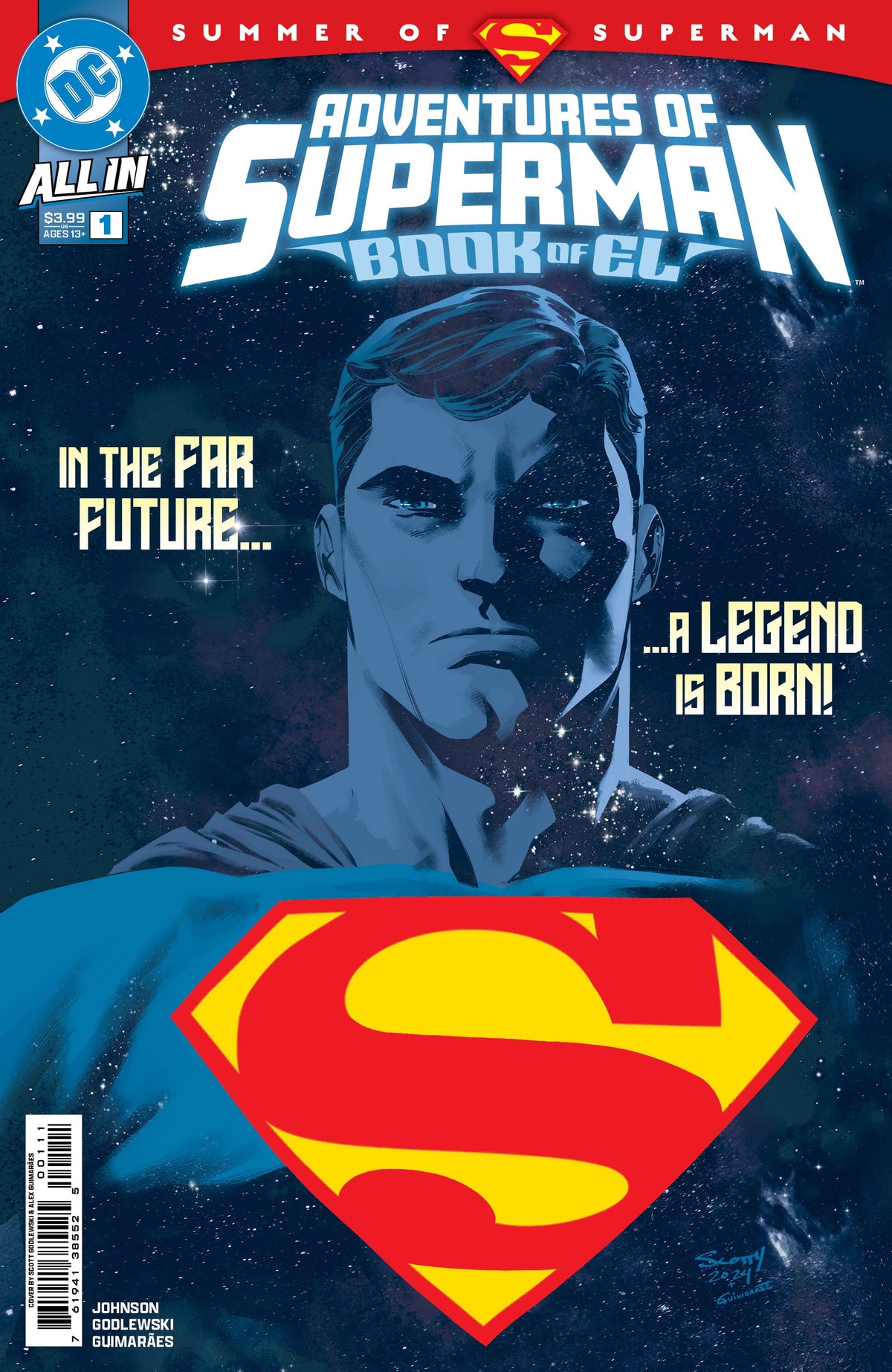 Adventures Of Superman Book Of El #1 (Of 12) A Scott Godlewski Phillip Johnson (09/03/2025) Dc