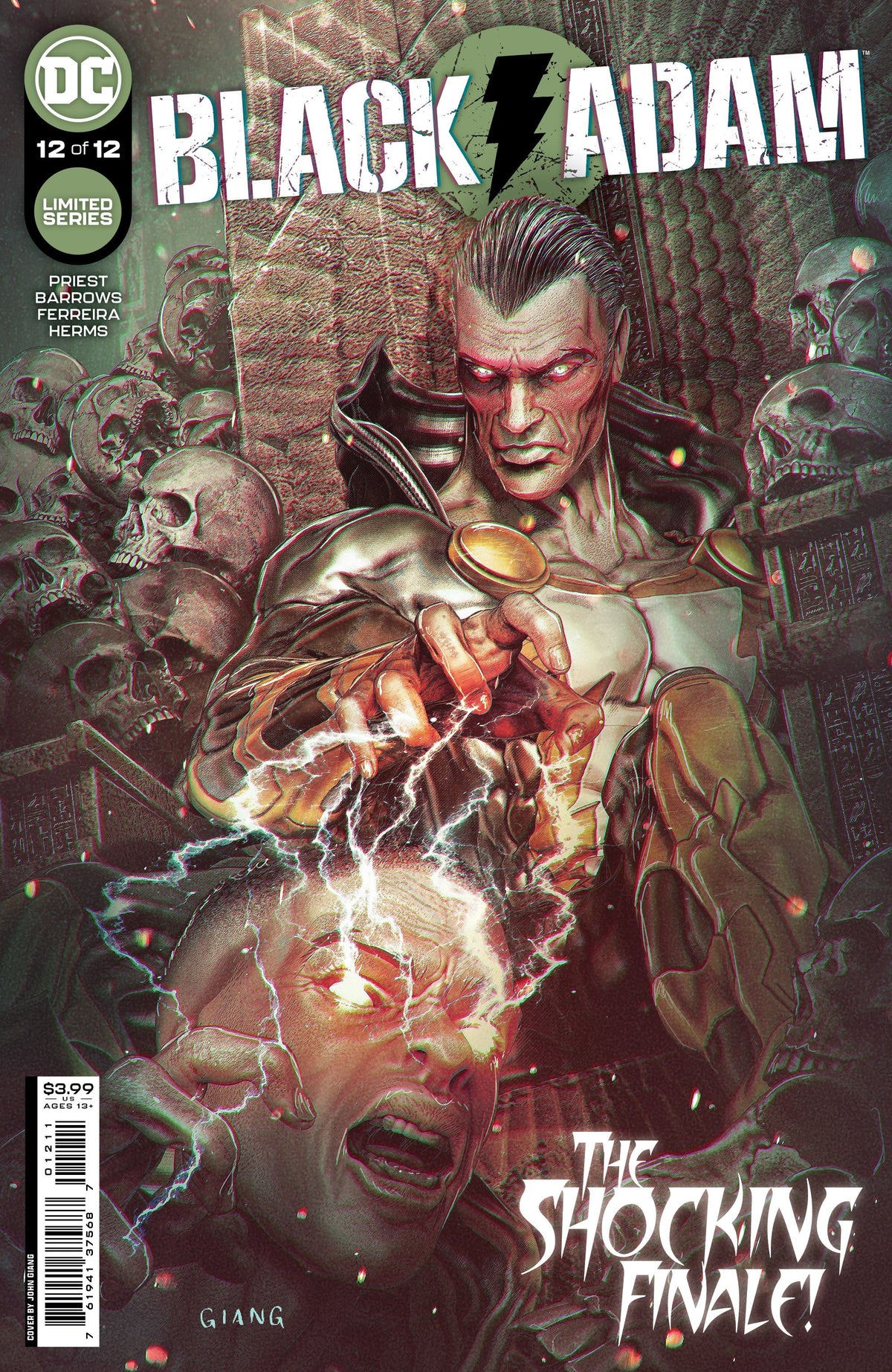 Black Adam #12 (Of 12) A John Giang Christopher Priest (06/20/2023) Dc