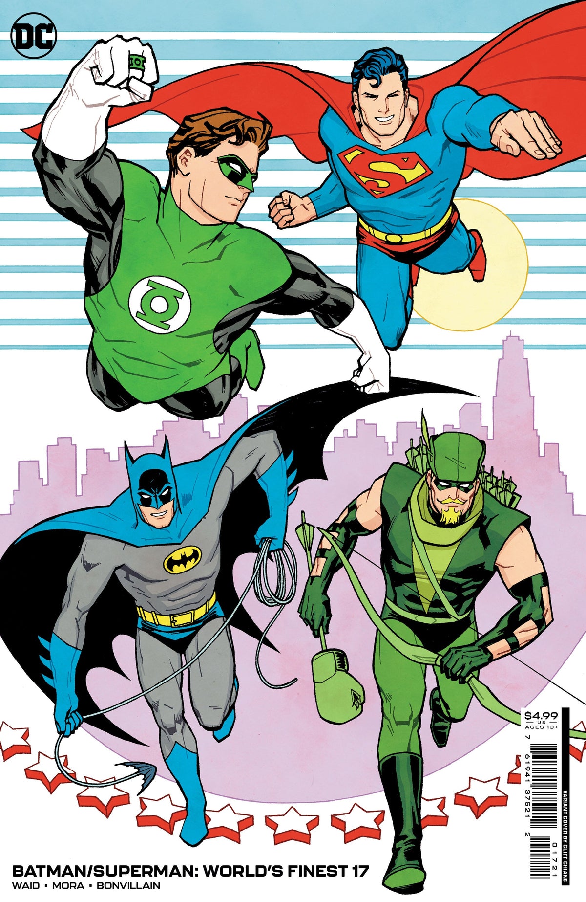 Batman Superman Worlds Finest #17 B Cliff Chiang Card Stock Variant (07/18/2023) Dc
