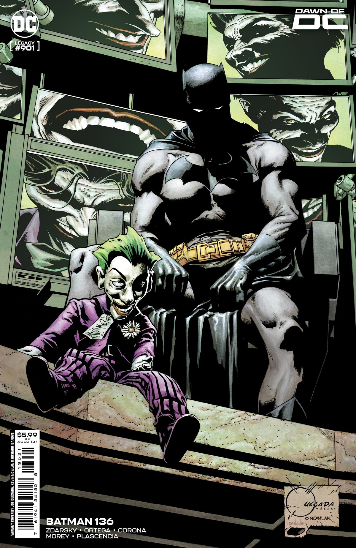 Batman #136 B Joe Quesada Card Stock Variant (06/06/2023) Dc