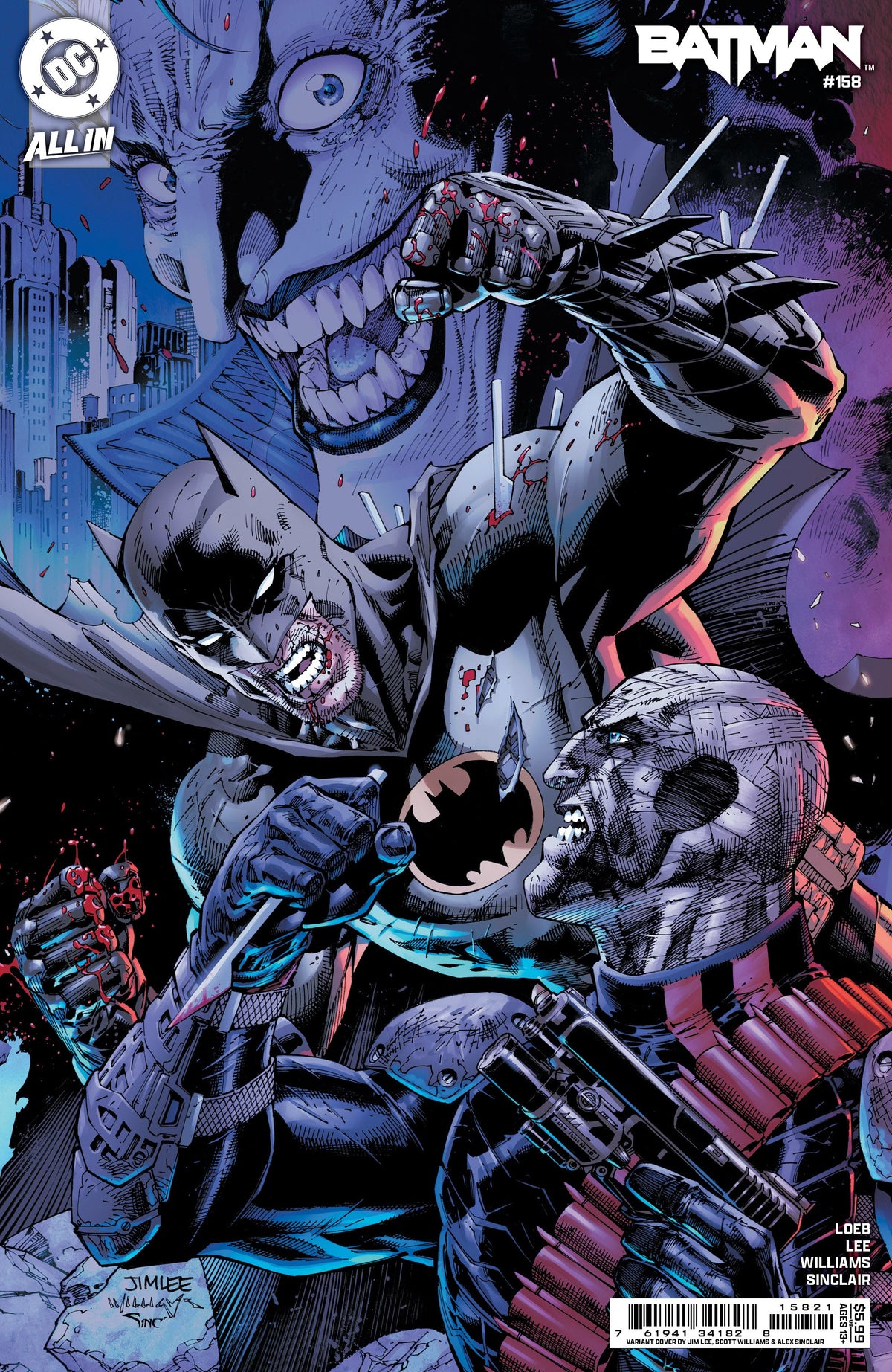 Batman #158 B Jim Lee & Scott Williams Connecting Variant (1 Of 2) (03/26/2025) Dc