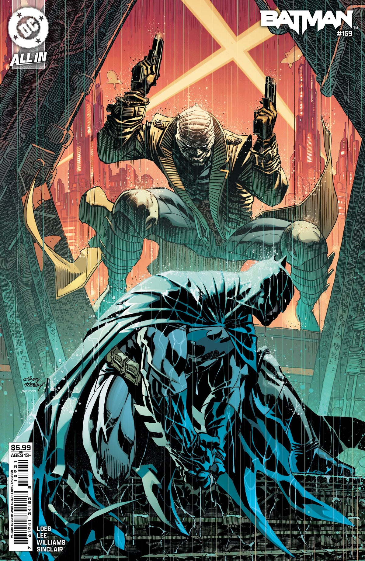 Batman #159 B Andy Kubert Variant (04/23/2025) Dc