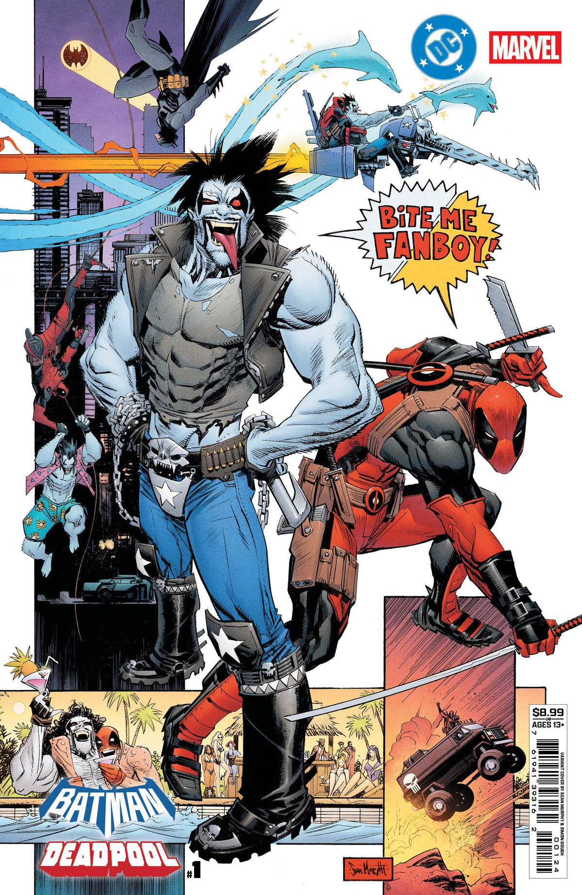 Dc Marvel Batman Deadpool #1 (One Shot) M Sean Gordon Murphy Lobo Deadpool Variant (11/19/2025) Dc