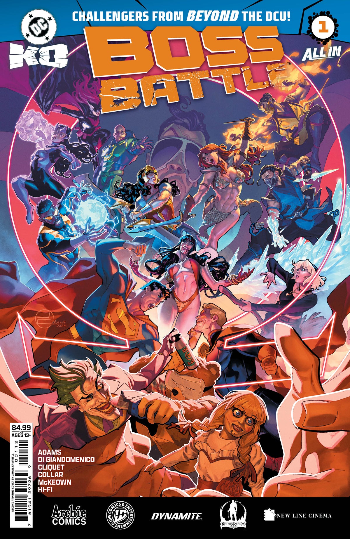 Dc K.O. Boss Battle #1 (One Shot) 2nd Print A Jamal Campbell Variant (04/29/2026) Dc