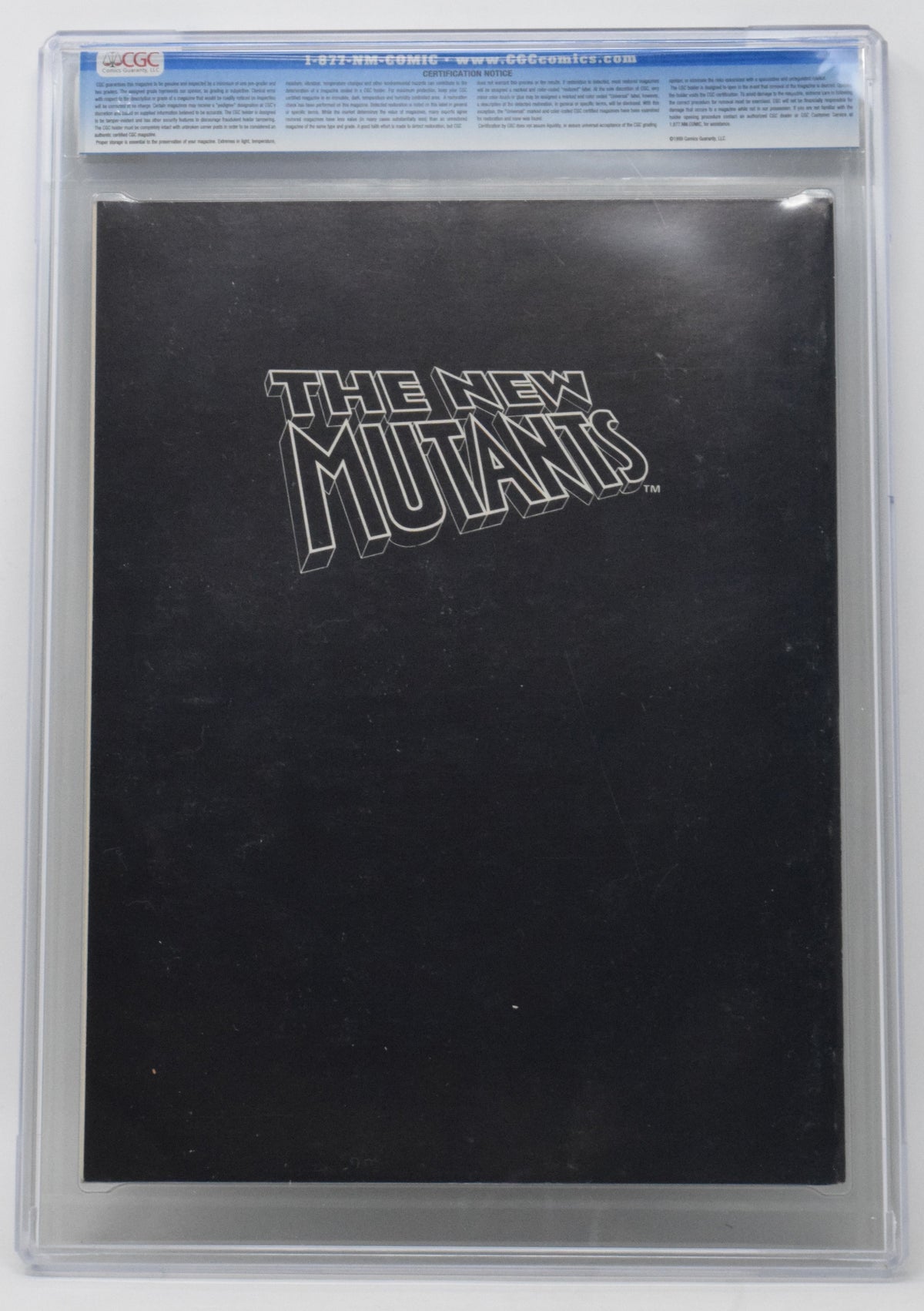 Marvel Graphic Novel 4 1982 CGC 8.0 1st New Mutants X-Men