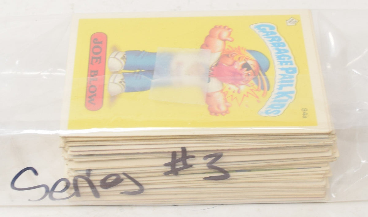 Garbage Pail Kids Cards Series 3 3rd Topps 1986 Set 84 A B - 124 A B