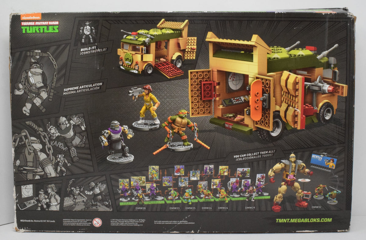 Mega Bloks Teenage Mutant Ninja Turtles TMNT Classic Party Wagon Set DPD81 New