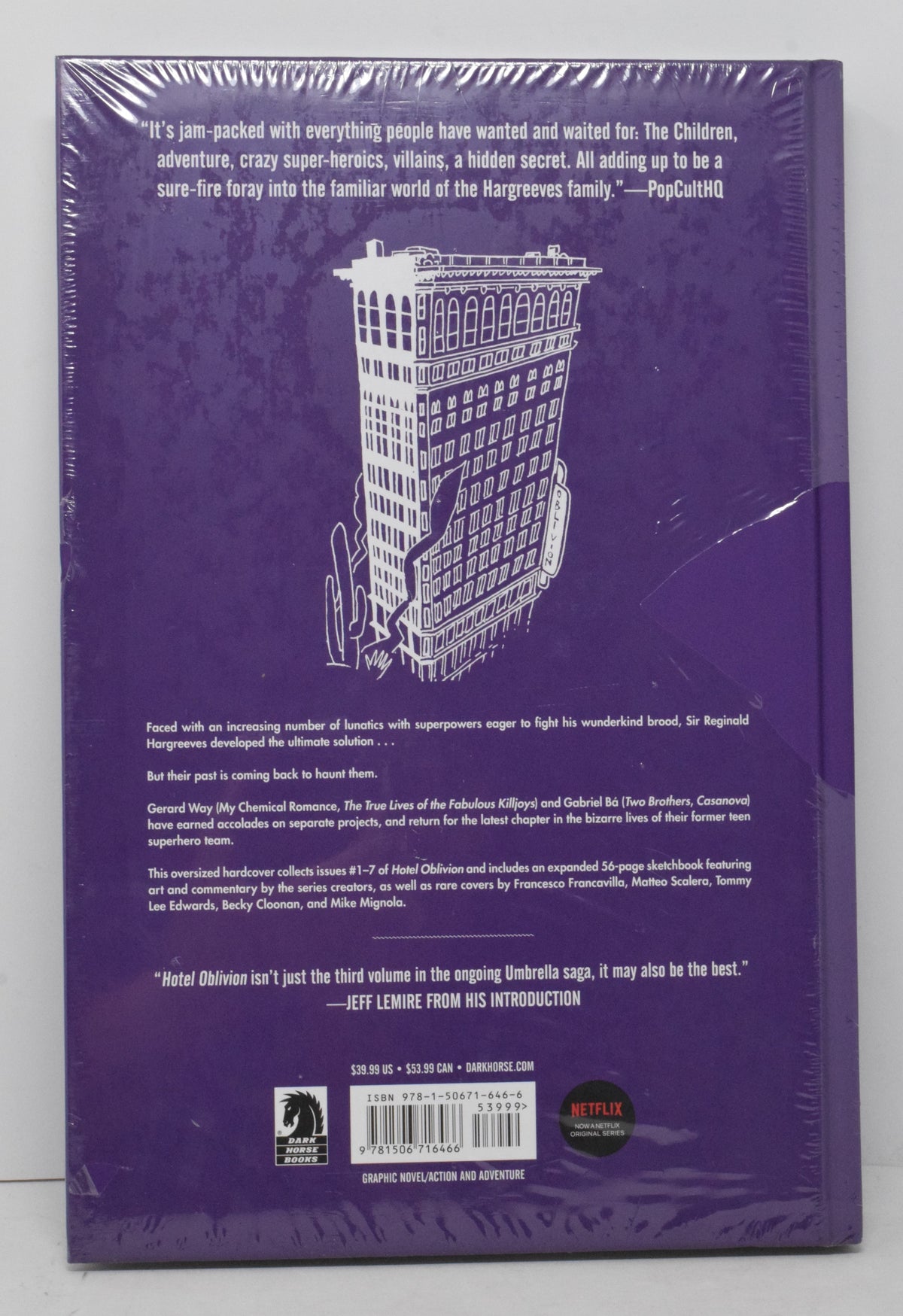 Umbrella Academy Hotel Oblivion Library HC Dark Horse 2020 NM