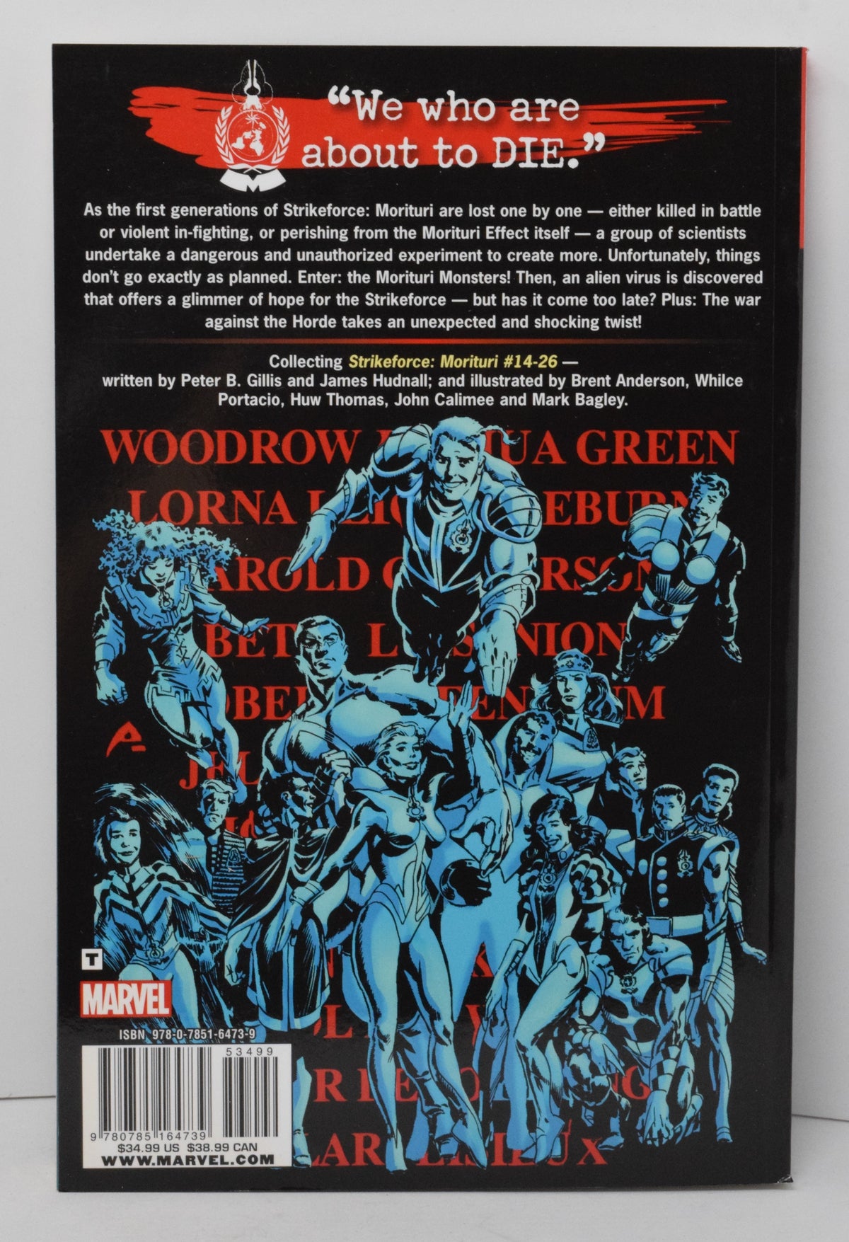 Strikeforce Morituri Vol 2 TP Marvel 2012 NM 14 - 26