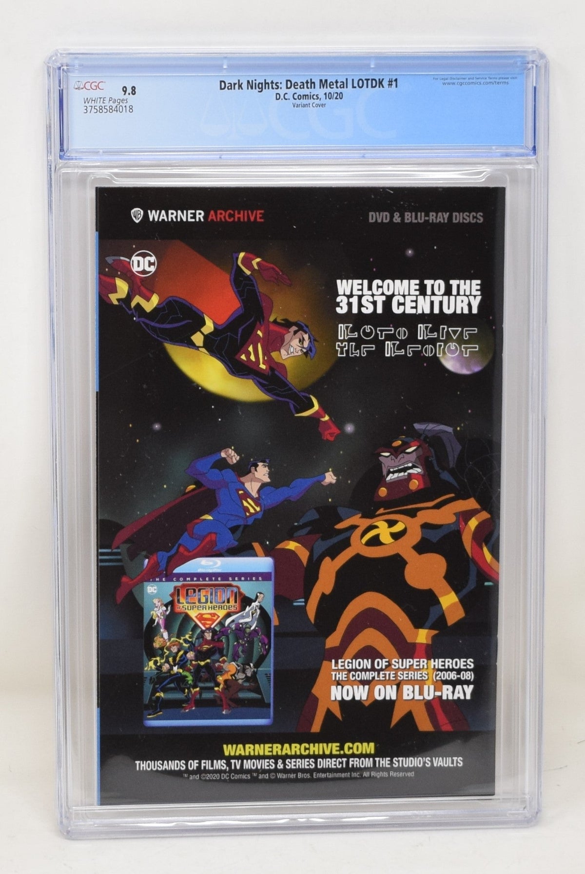 Dark Nights Death Metal LOTDK #1 Kaare Andrews Robin King 2020 DC CGC 9.8