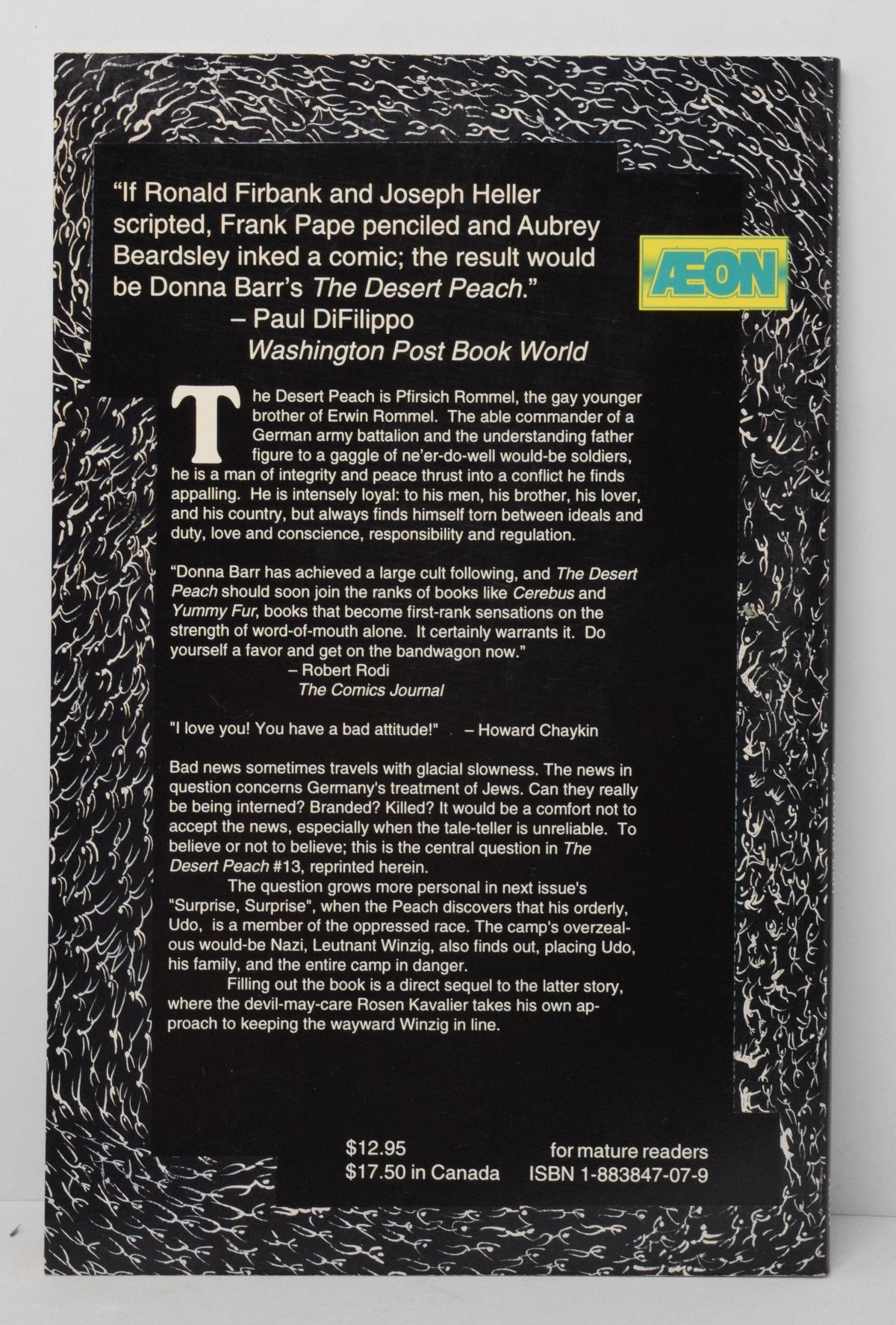 Desert Peach Belief Systems TPB Aeon 1994 NM- 9.2 Donna Barr 13 - 15