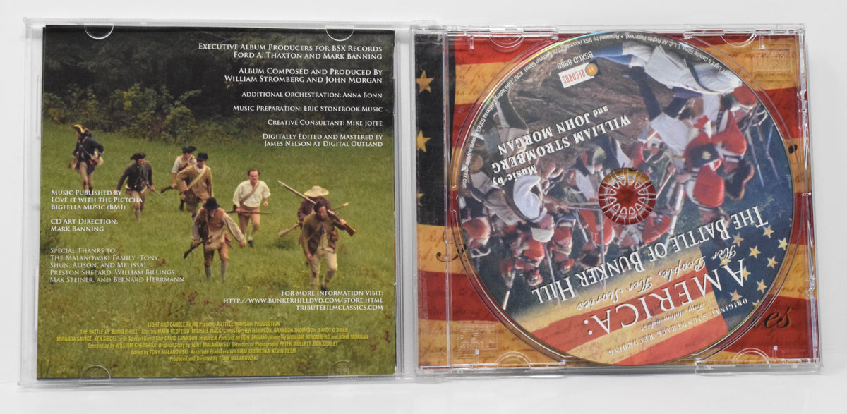 America Her People Stories Battle Of Bunker Hill Soundtrack CD Signed