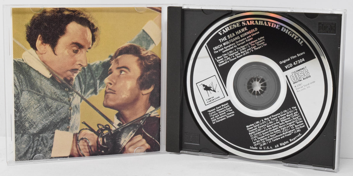 The Sea Hawk Soundtrack CD Varujan Kojian Varese
