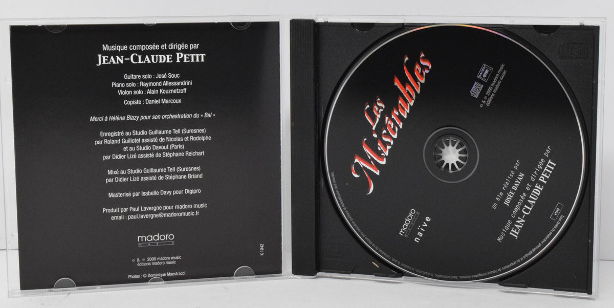 Les Miserables Soundtrack CD Jean Claude Petit Madoro