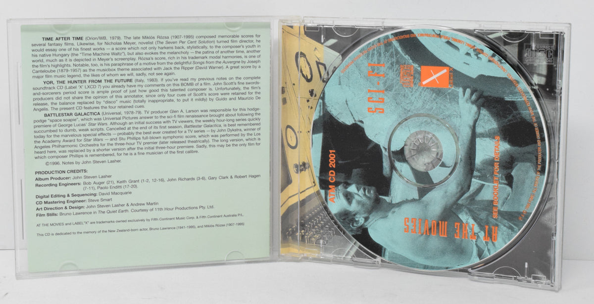 Sci Fi At The Movies Soundtrack CD Label X