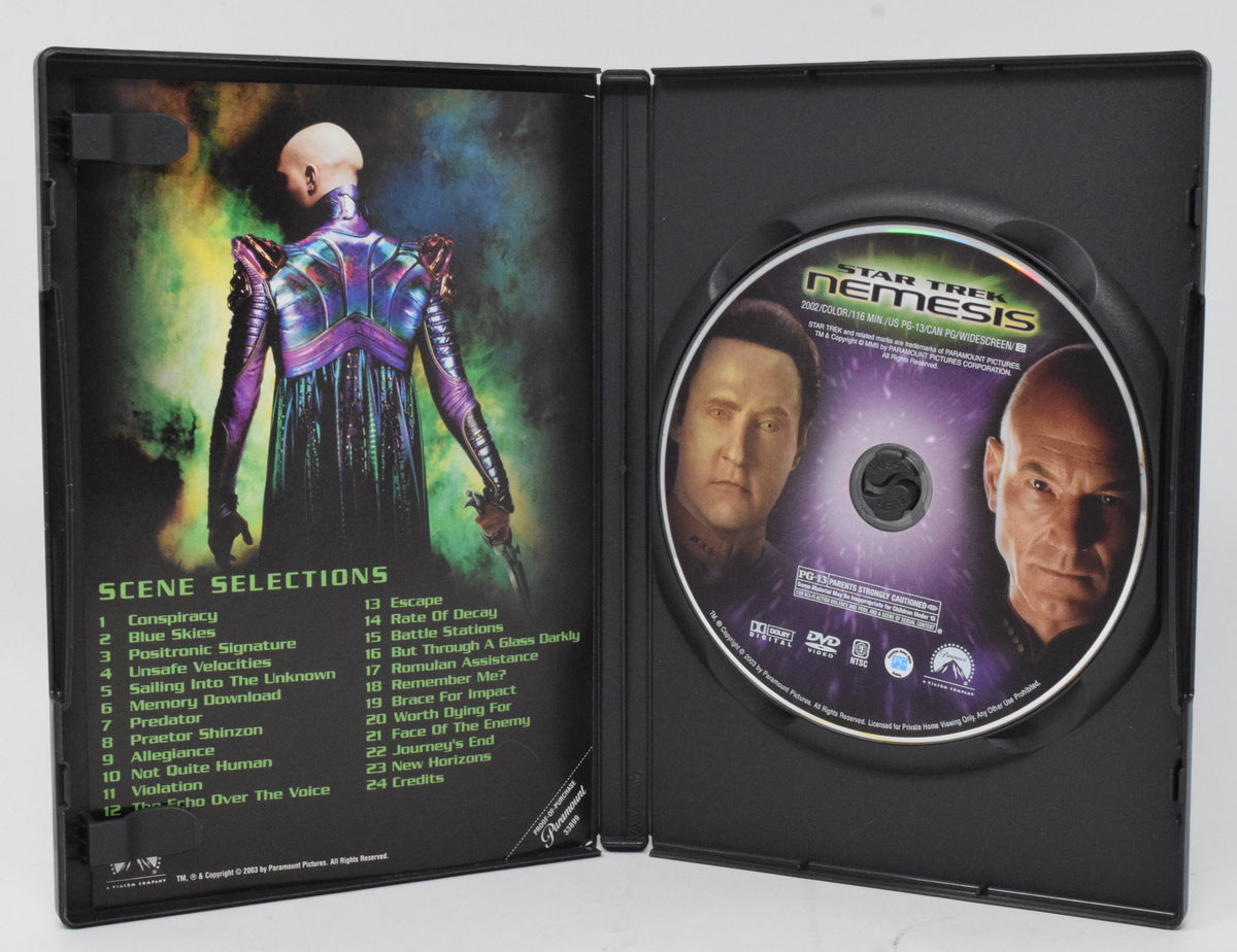 Star Trek Nemesis DVD Widescreen