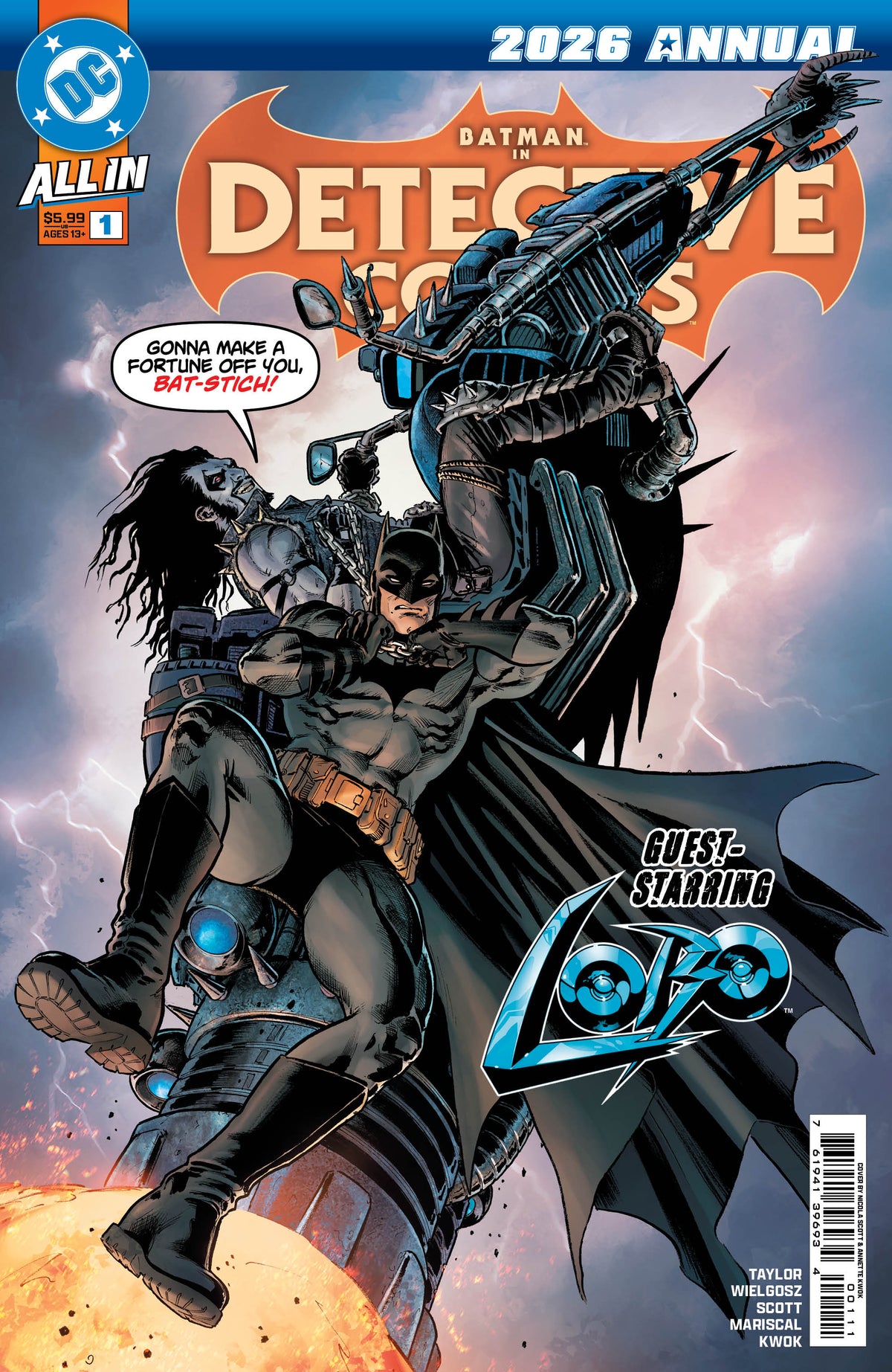 Batman Detective Comics 2026 Annual #1 (One Shot) A Mikel Janin (07/29/2026) Dc
