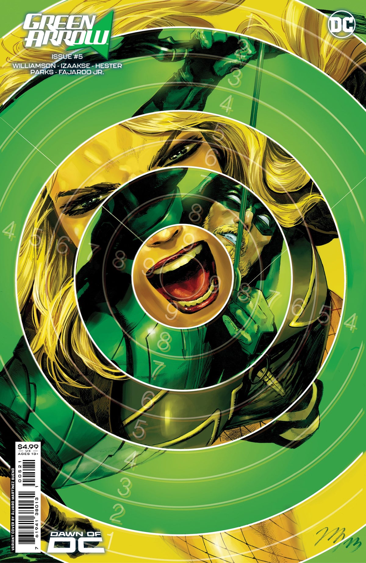 Green Arrow #5 (Of 6) B Alvaro Martinez Bueno Card Stock Variant (10/24/2023) Dc