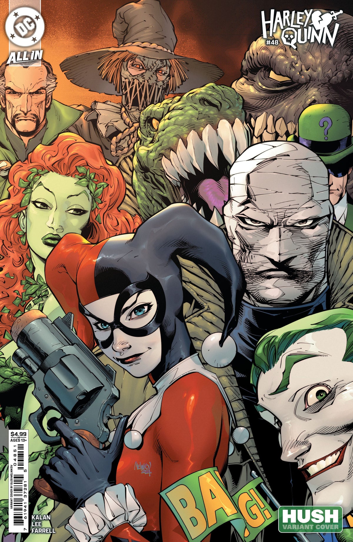 Harley Quinn #48 D Gleb Melnikov Hush Variant (02/26/2025) Dc