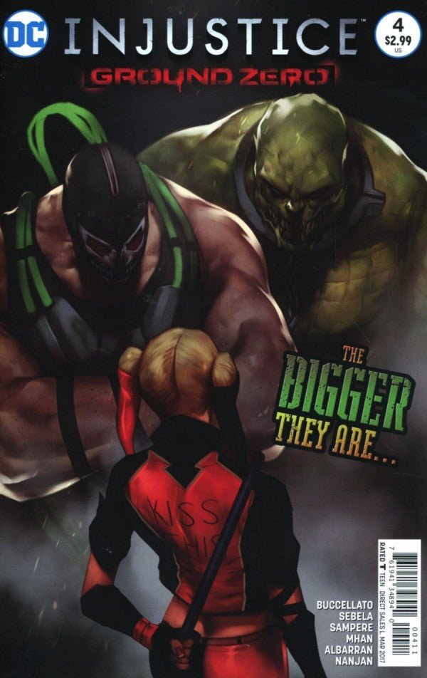 Injustice Ground Zero #4 DC 2017 NM- 9.2 Ben Oliver Harley Quinn Joker