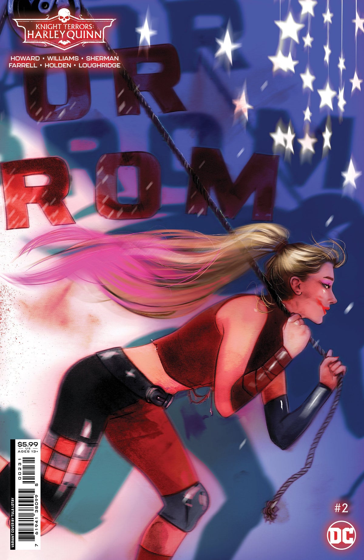 Knight Terrors Harley Quinn #2 (Of 2) C Tula Lotay Card Stock Variant (08/22/2023) Dc
