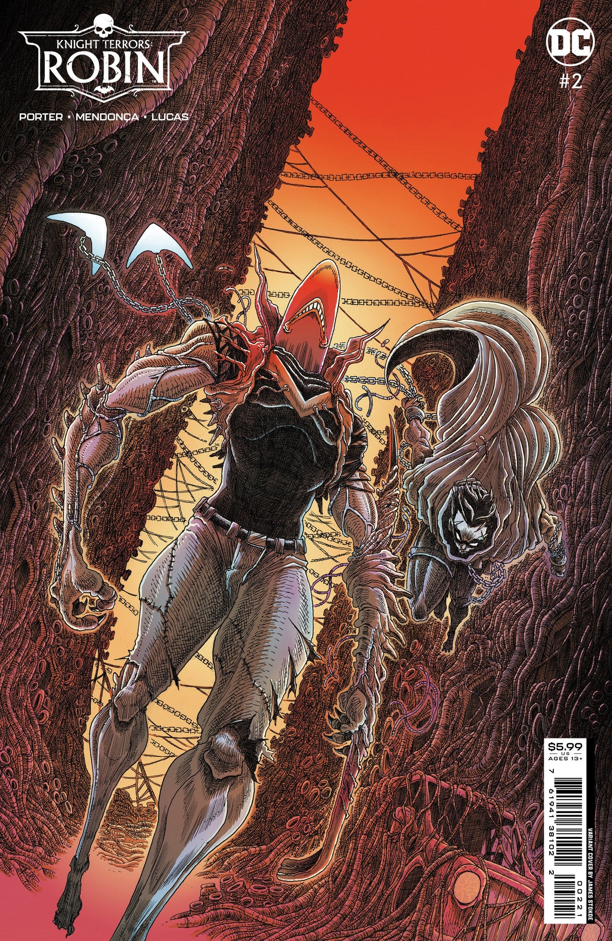 Knight Terrors Robin #2 (Of 2) B James Stokoe Card Stock Variant (08/08/2023) Dc