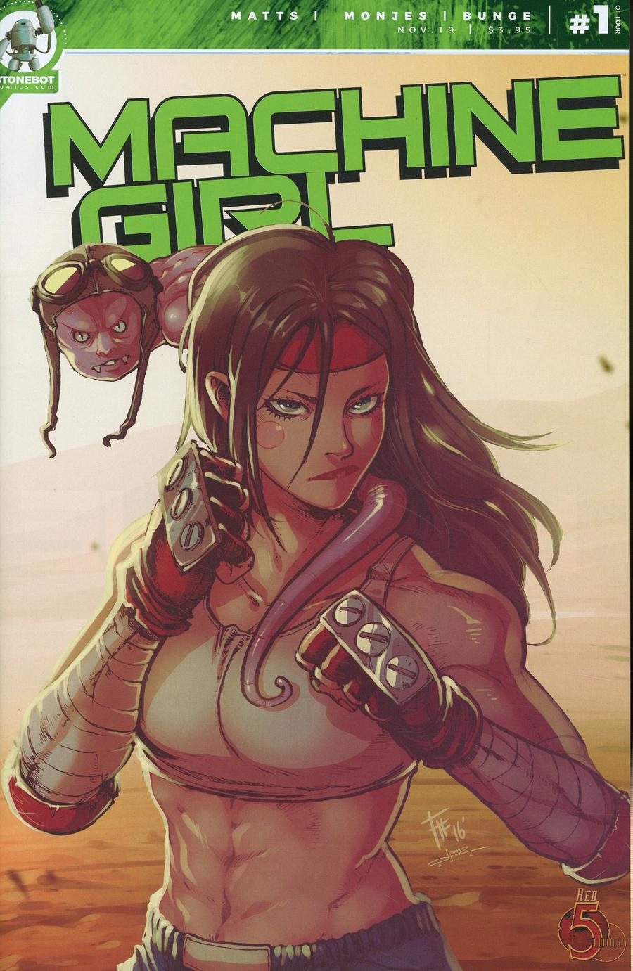 MACHINE GIRL #1 Red 5 2019 NM 1:10 FURUKAWA Variant