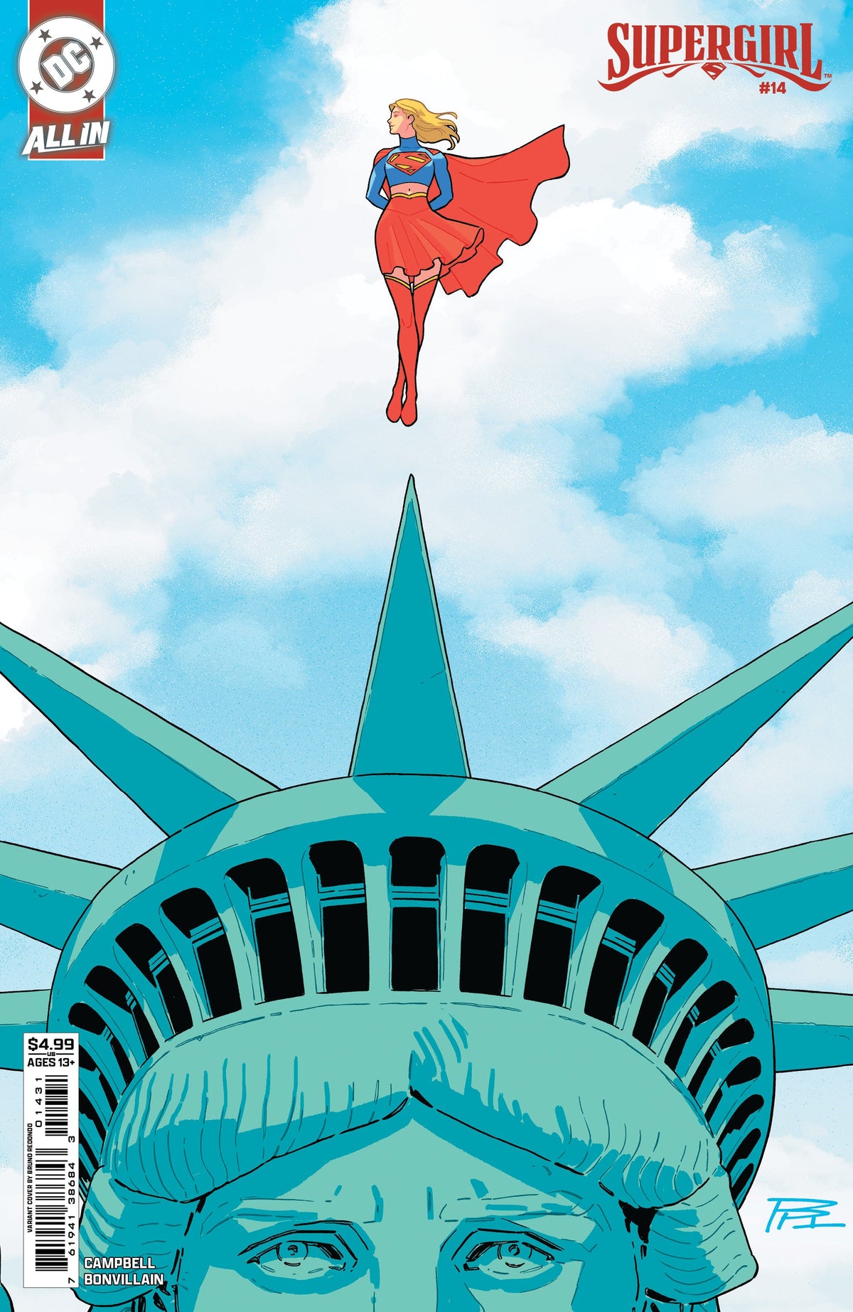 Supergirl #14 C Bruno Redondo Variant (The Reign Of The Superboys) (06/10/2026) Dc