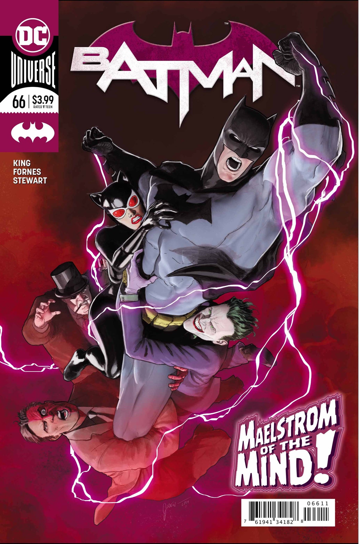 BATMAN #66 A DC 2019 NM- 9.2 Mikel Janin Tom King Joker Catwoman Two-Face