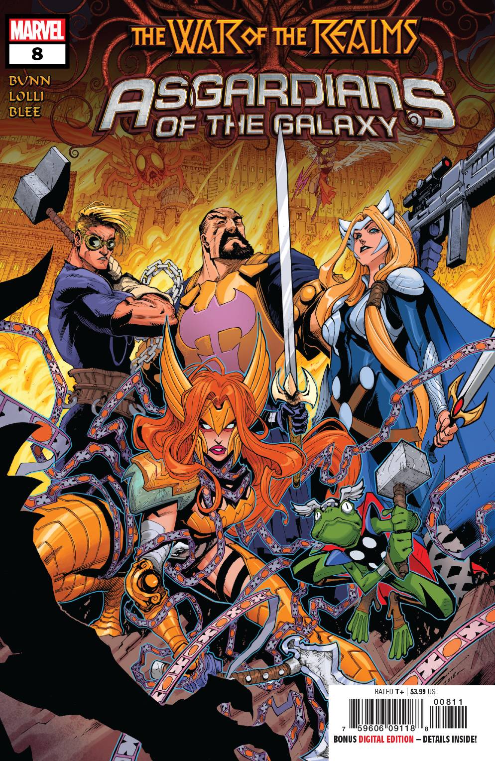 ASGARDIANS OF THE GALAXY #8 A Gerardo Sandoval (04/10/2019) MARVEL