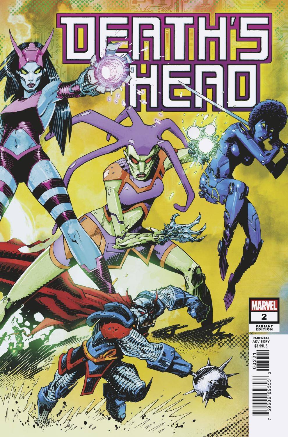DEATHS HEAD #2 (OF 4) B John MCCREA CONNECTING Variant (08/21/2019) MARVEL