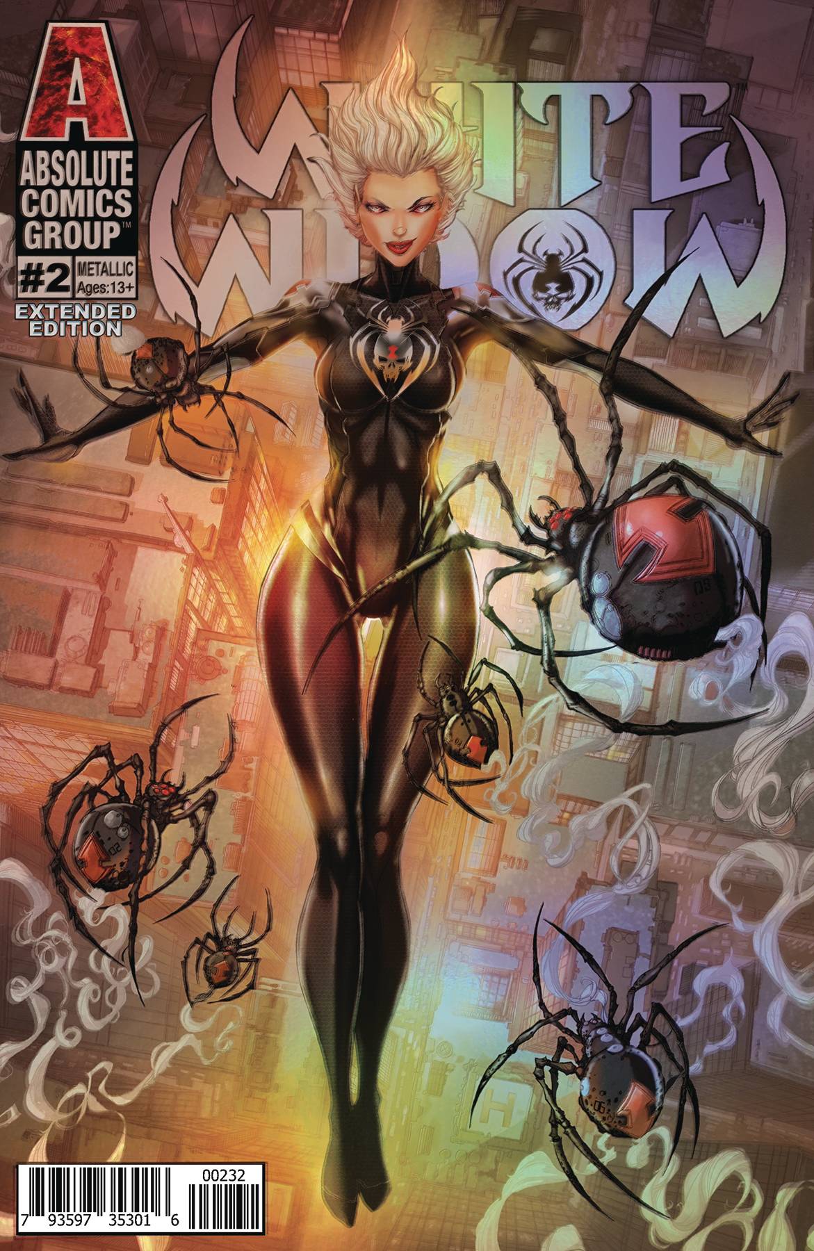 WHITE WIDOW #2 C Red Giant 2nd Print Jamie Tyndall Holographic Metallic Ink Variant (08/21/2019)