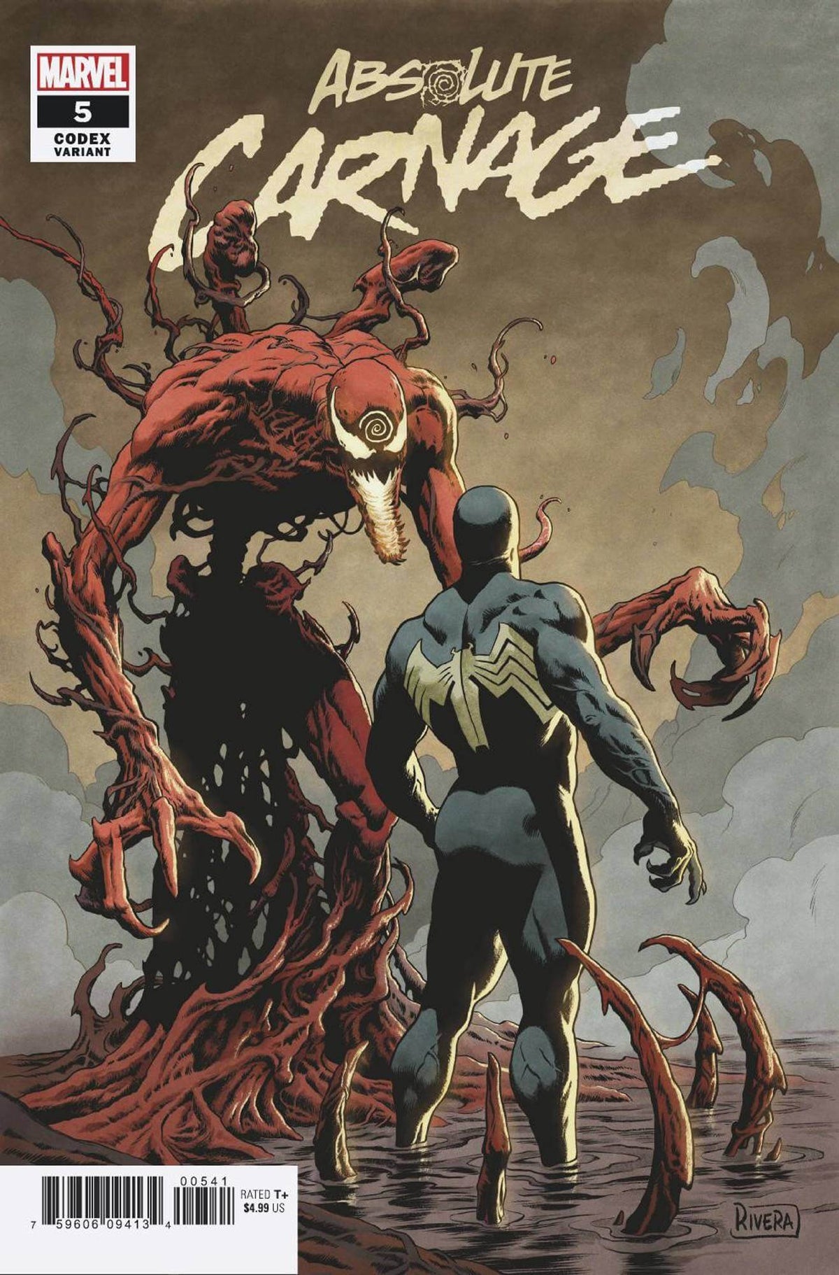 ABSOLUTE CARNAGE #5 (OF 5) 1:25 Paolo RIVERA CODEX Variant AC (11/20/2019) MARVEL