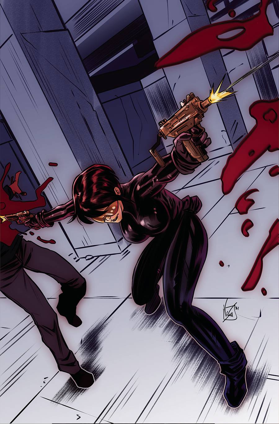 Jennifer Blood #9 O 1:7 Vincenzo Federici Virgin FOC Bonus Variant (Mr) (06/15/2022) Dynamite