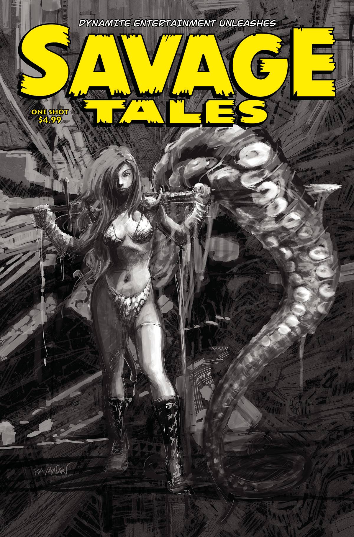 Savage Tales One Shot I 1:7 Rafael Kayanan FOC Bonus Variant (07/06/2022) Dynamite