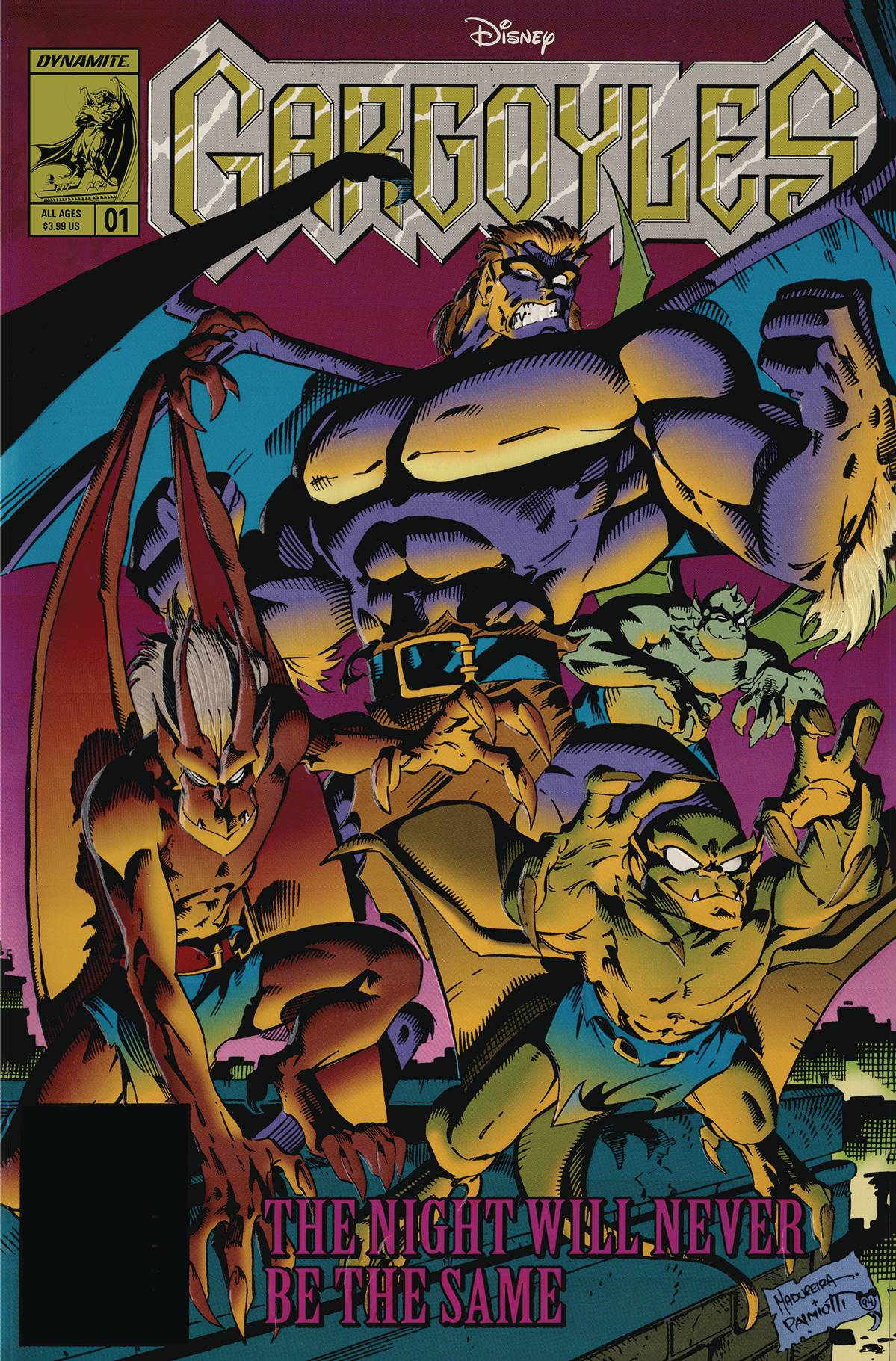 Gargoyles #1 O 1:50 Joe Madureira Modern Icon Vigin (12/07/2022) Dynamite
