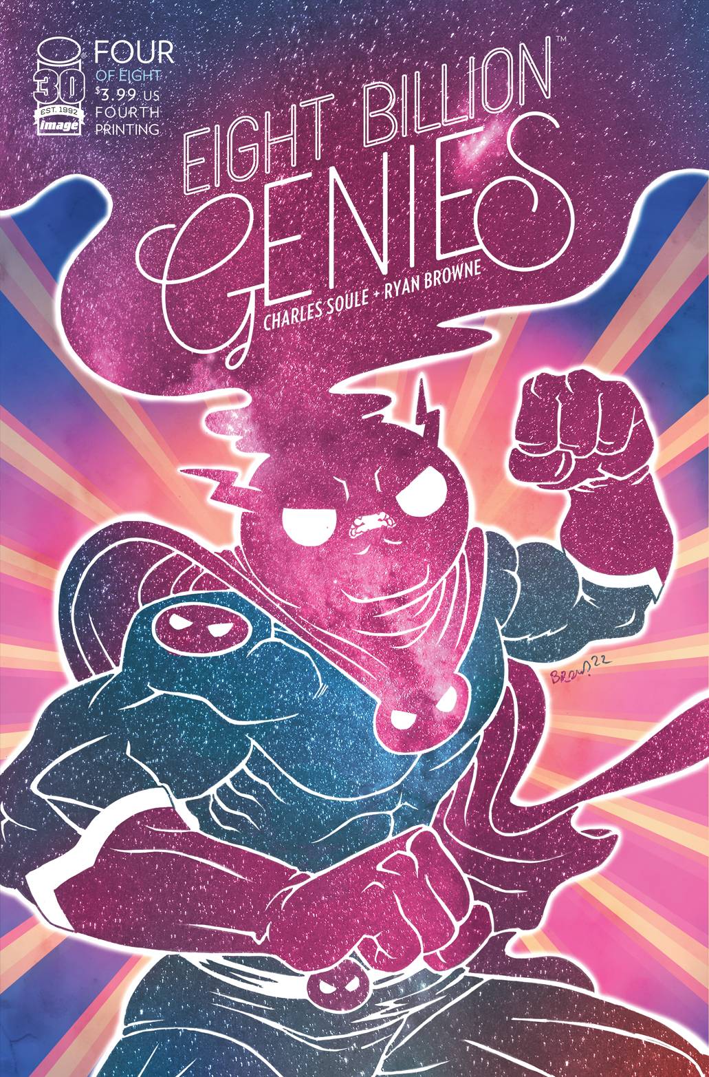 Eight Billion Genies #4 (Of 8) 4Th Print Ryan Browne Variant (02/01/2023) Image