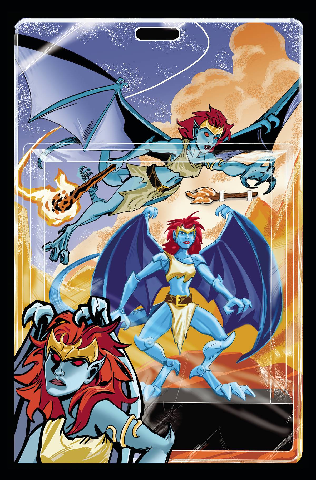 Gargoyles Dark Ages #1 Q 1:25 Action Figure Virgin Variant (07/05/2023) Dynamite