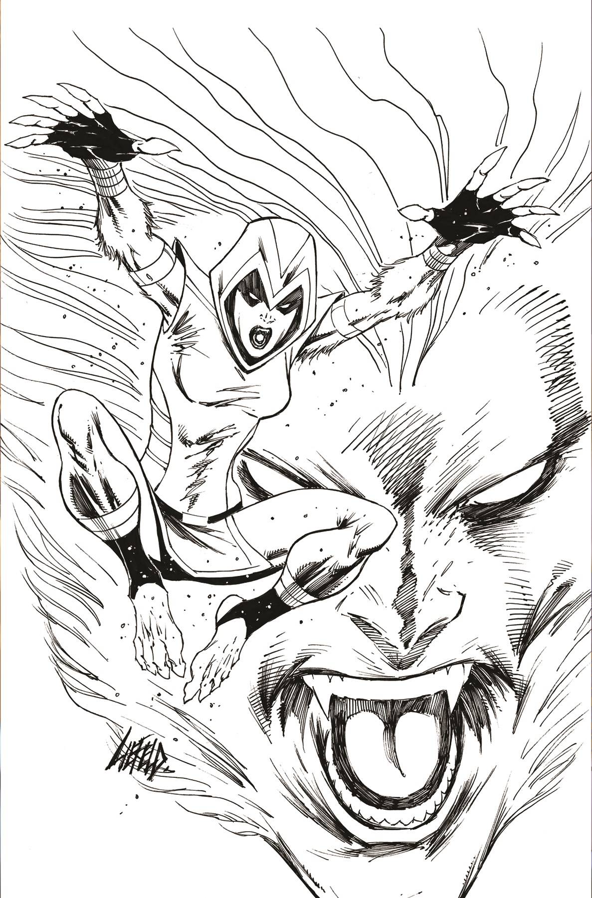 Thundercats #4 Zd 1:11 Foc Rob Liefeld B&W Virgin Variant (05/22/2024) Dynamite