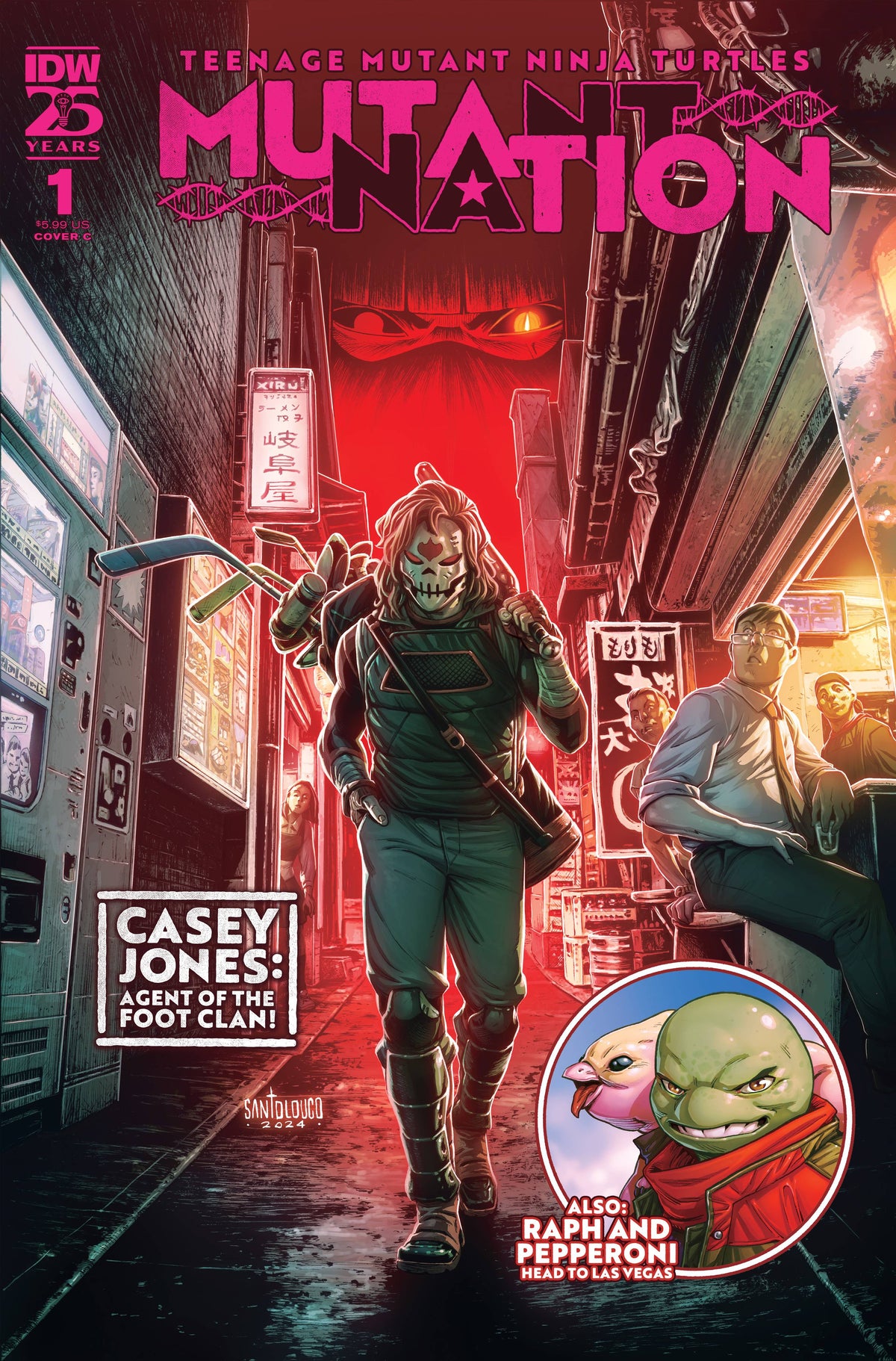 Teenage Mutant Ninja Turtles TMNT Mutant Nation #1 C Mateus Santolouco Variant (09/18/2024) Idw
