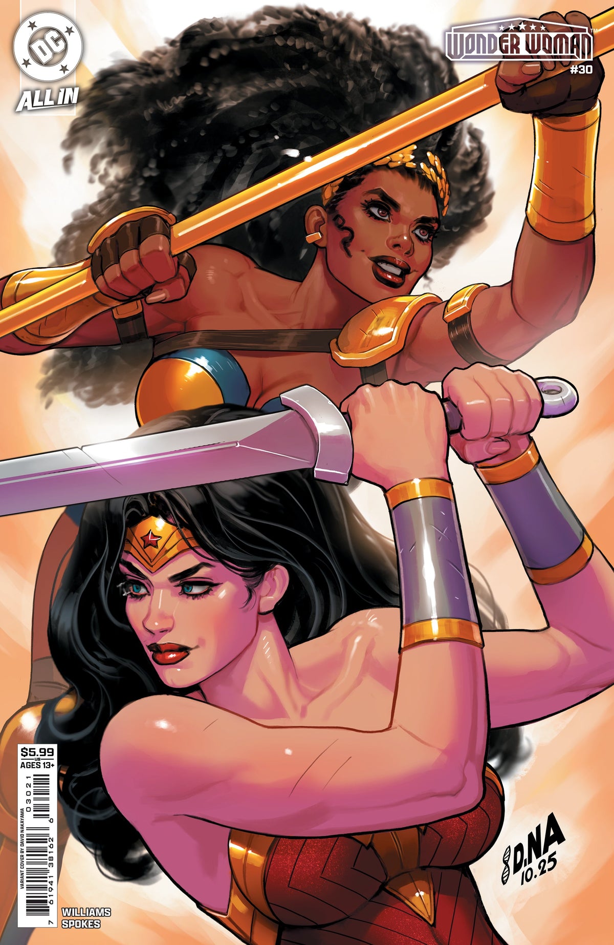 Wonder Woman #30 B David Nakayama Variant (02/18/2026) Dc
