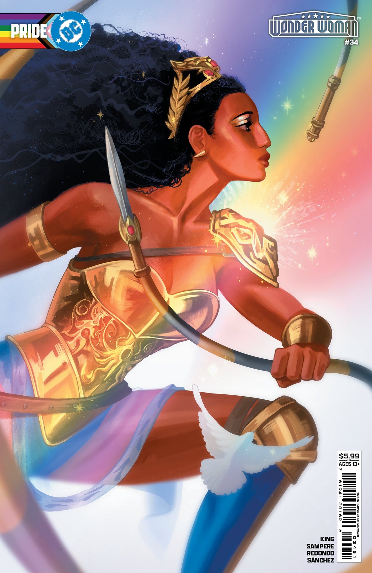 Wonder Woman #34 E Fatima Wajid Dc Pride Variant (06/24/2026) Dc